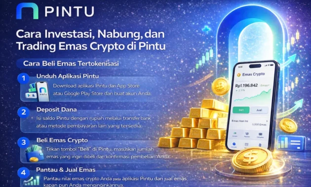 Cara Nabung & Trading Emas Crypto di Pintu