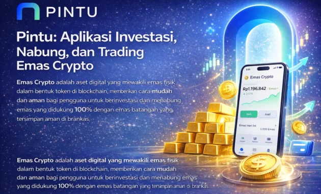 Aplikasi Nabung dan Trading Emas Crypto terbaik
